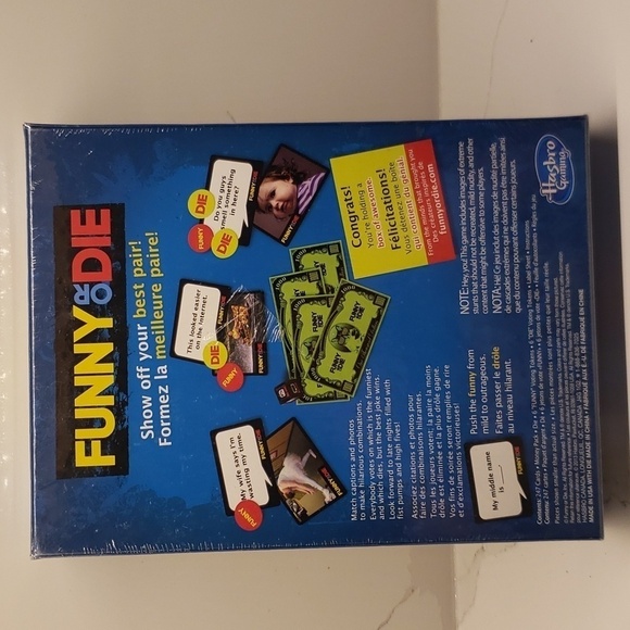 NIB Hasbro Gaming Funny or Die Board Came Age 13+ 3 - 6 players 2" x 8" x 10.5" - Picture 3 of 6